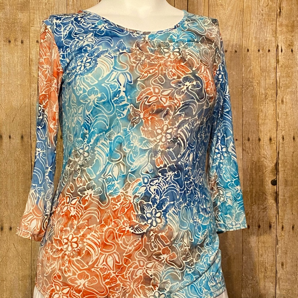 NWT Bali Batiks Tropical Top